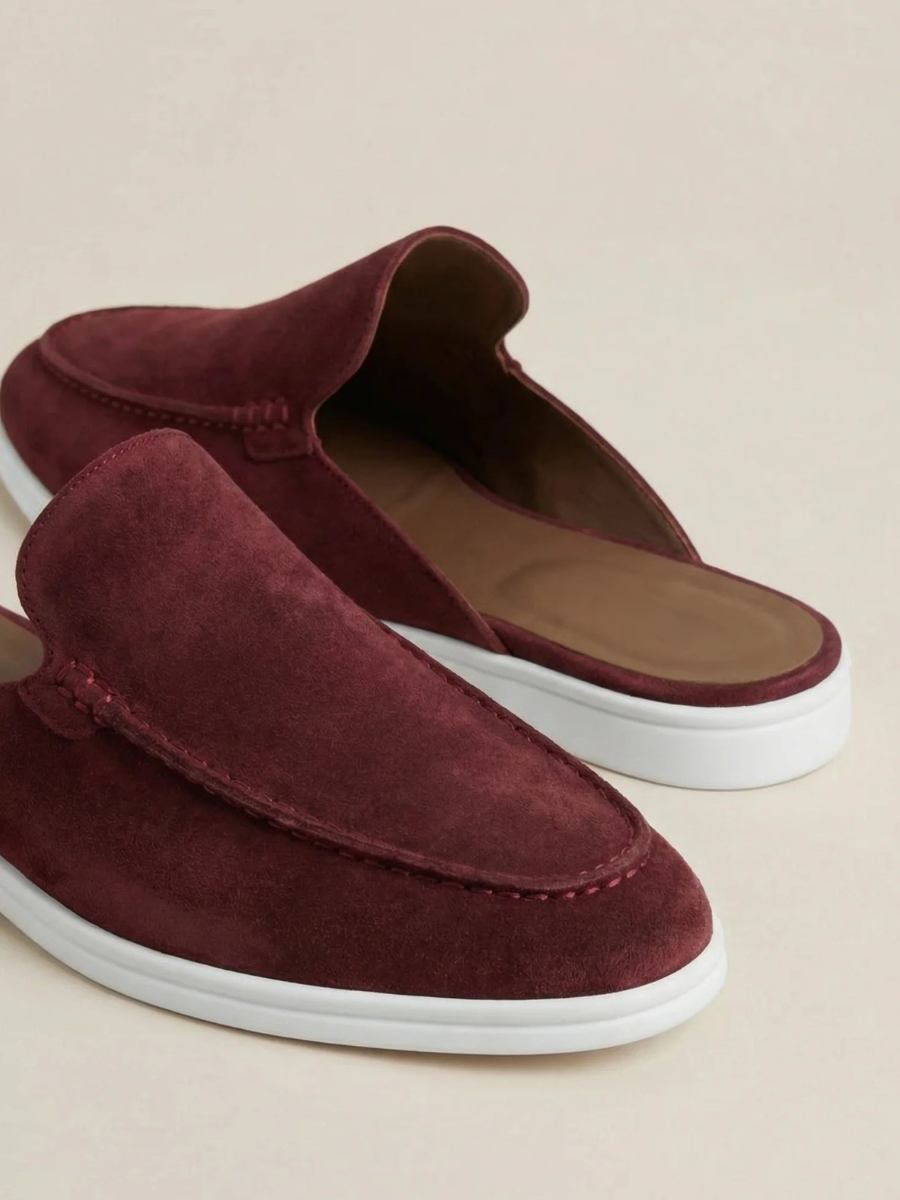 Burgundy Yacht Mule
