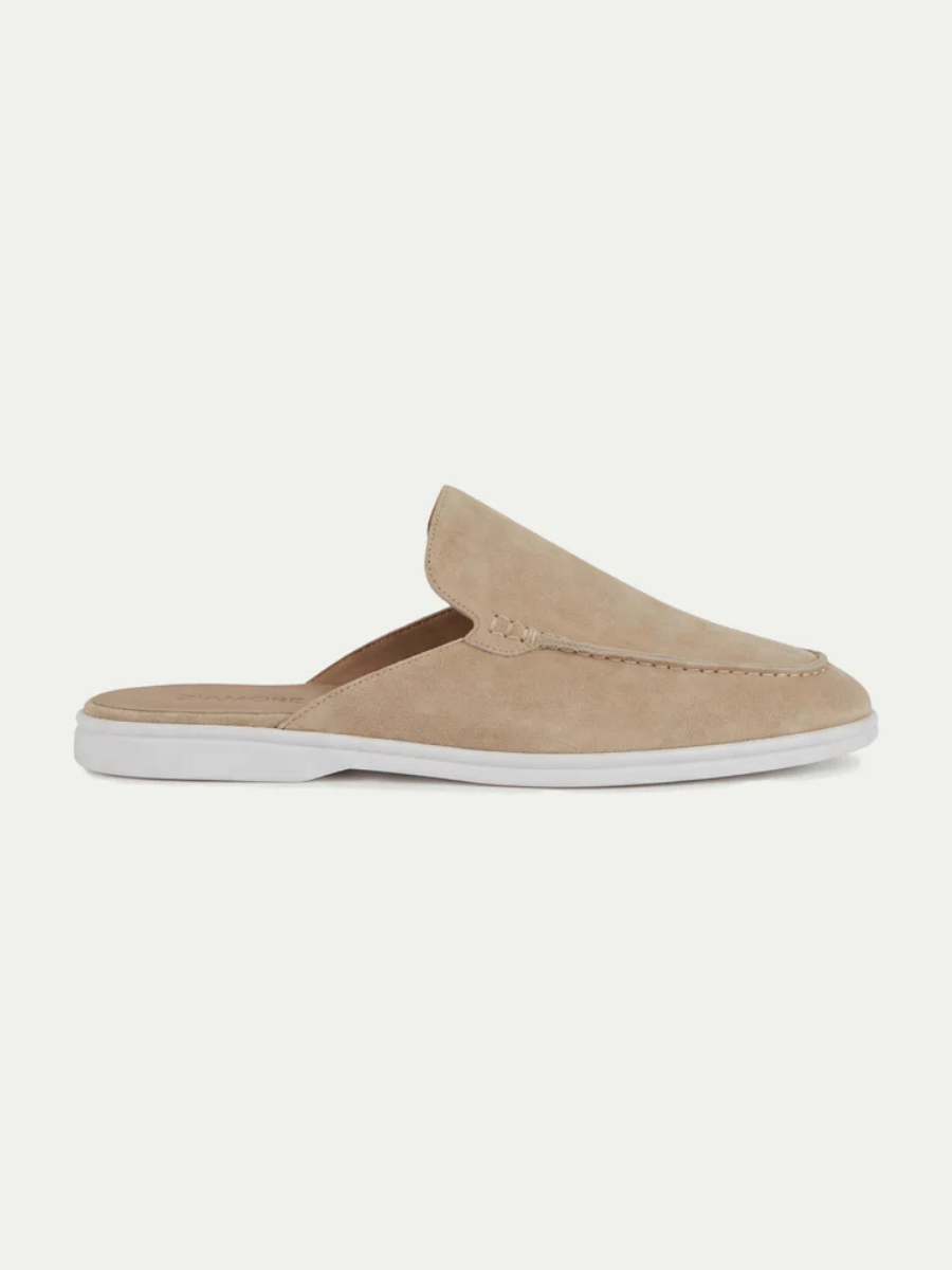 Beige Yacht Mule