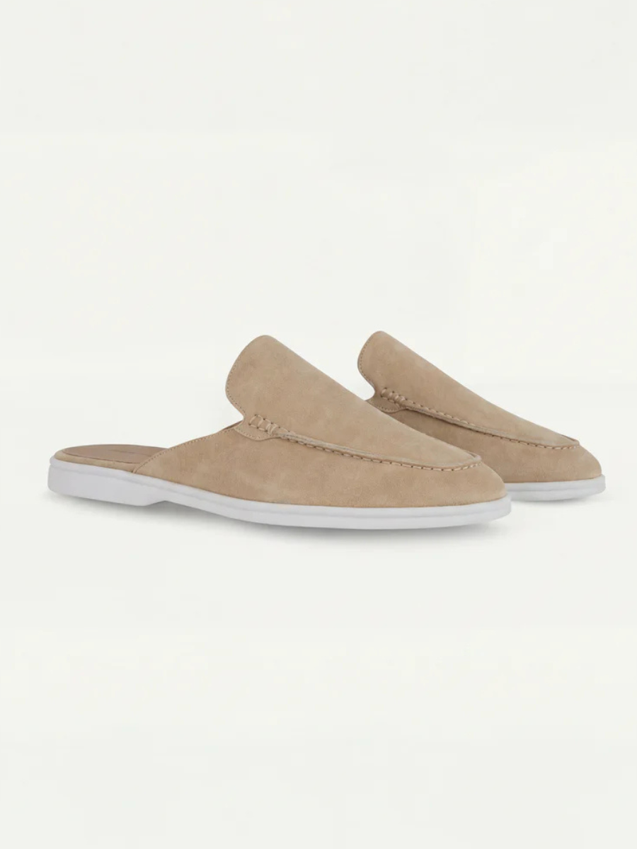 Beige Yacht Mule