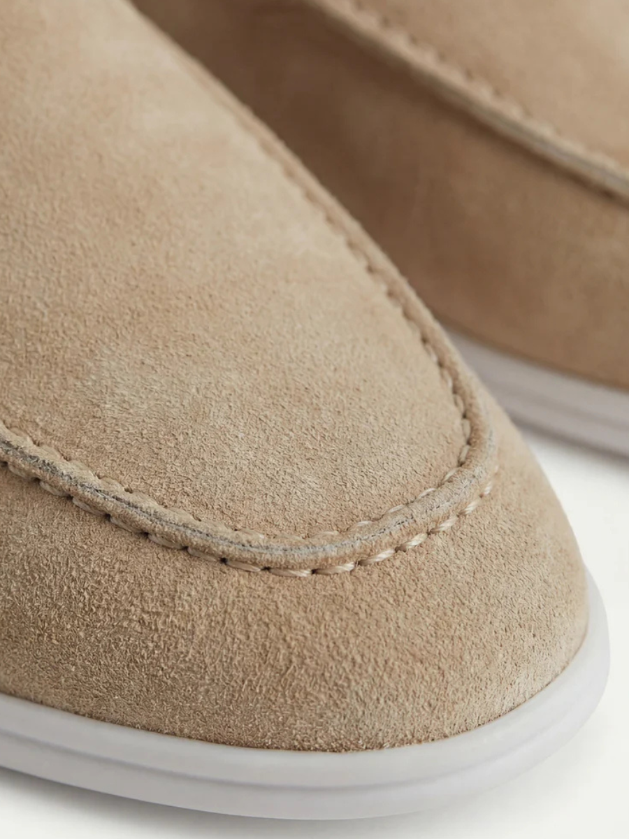 Beige Yacht Mule