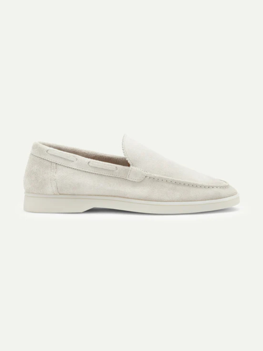 Lady Light Grey Yacht Loafers