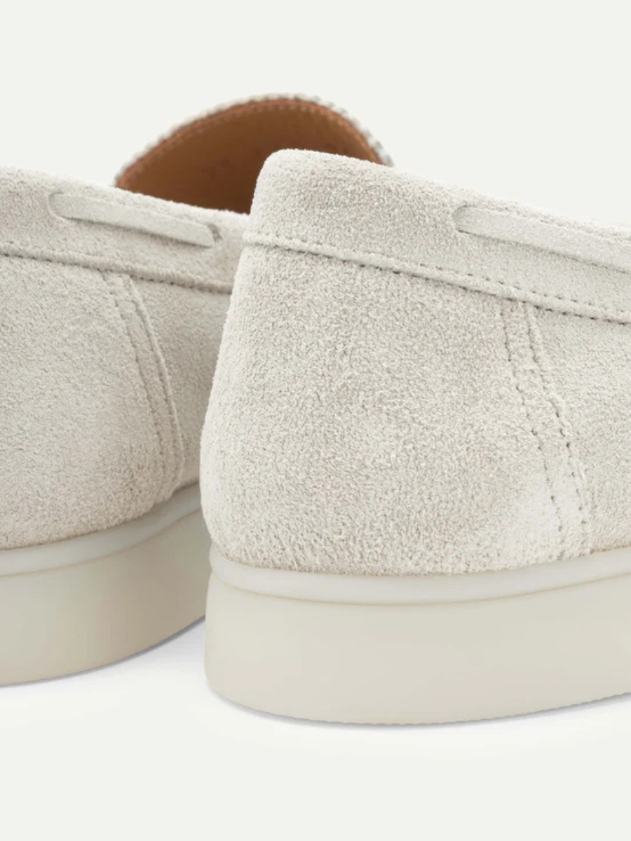 Lady Light Grey Yacht Loafers