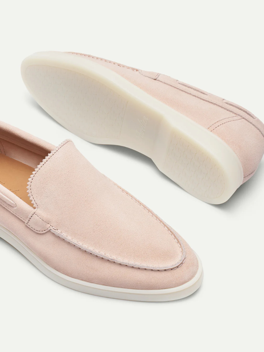 Lady Soft Pink Yacht Loafers