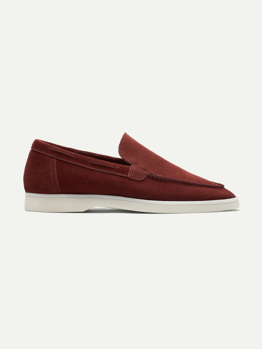 Lady Maroon Yacht Loafers
