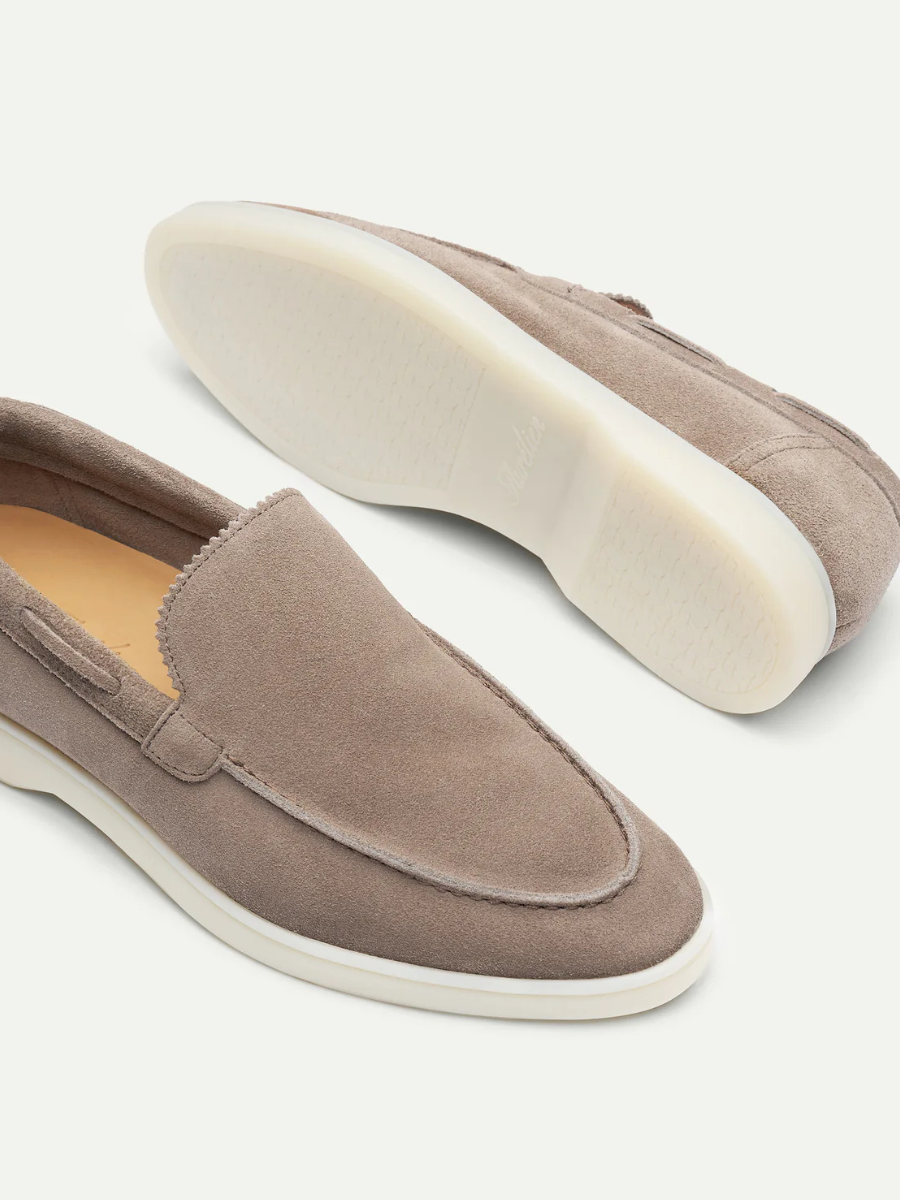 Lady Ash Grey Yacht Loafers