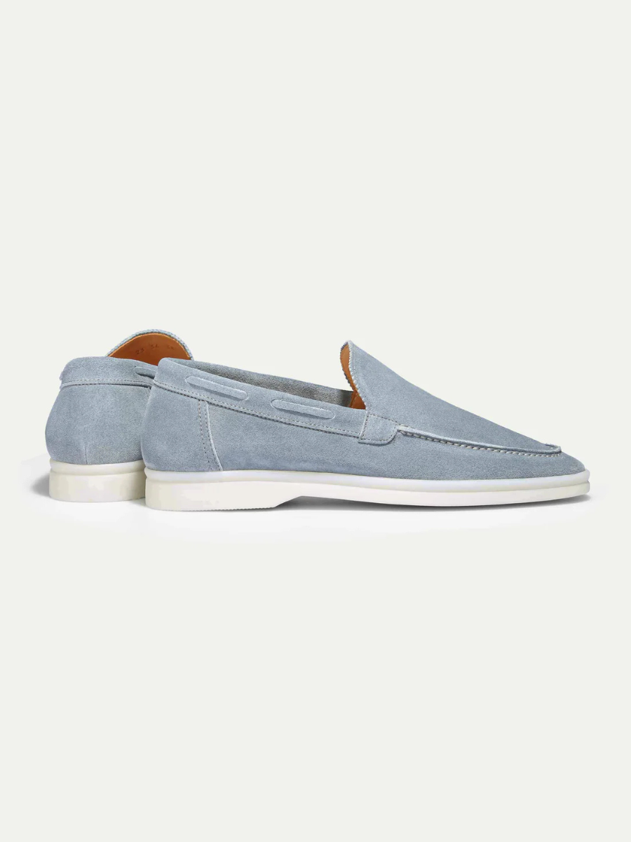 Lady Light Blue Yacht Loafers