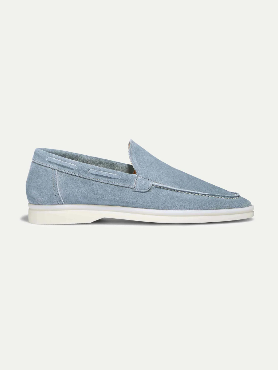 Lady Light Blue Yacht Loafers