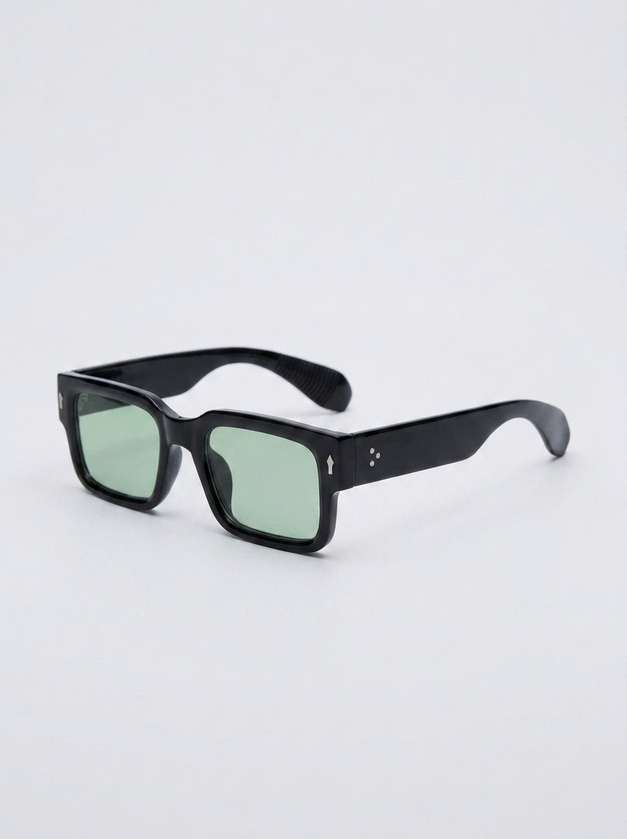 Black & Green Marceau Glasses