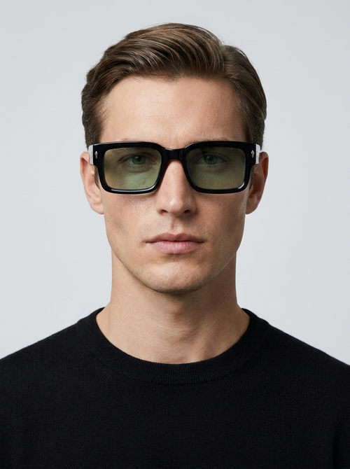 Black & Green Marceau Glasses