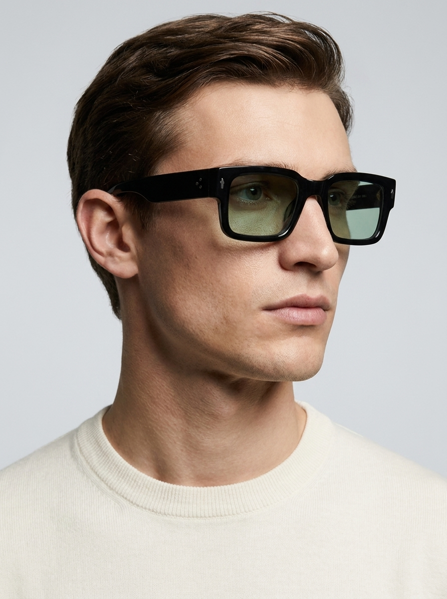 Black & Green Marceau Glasses