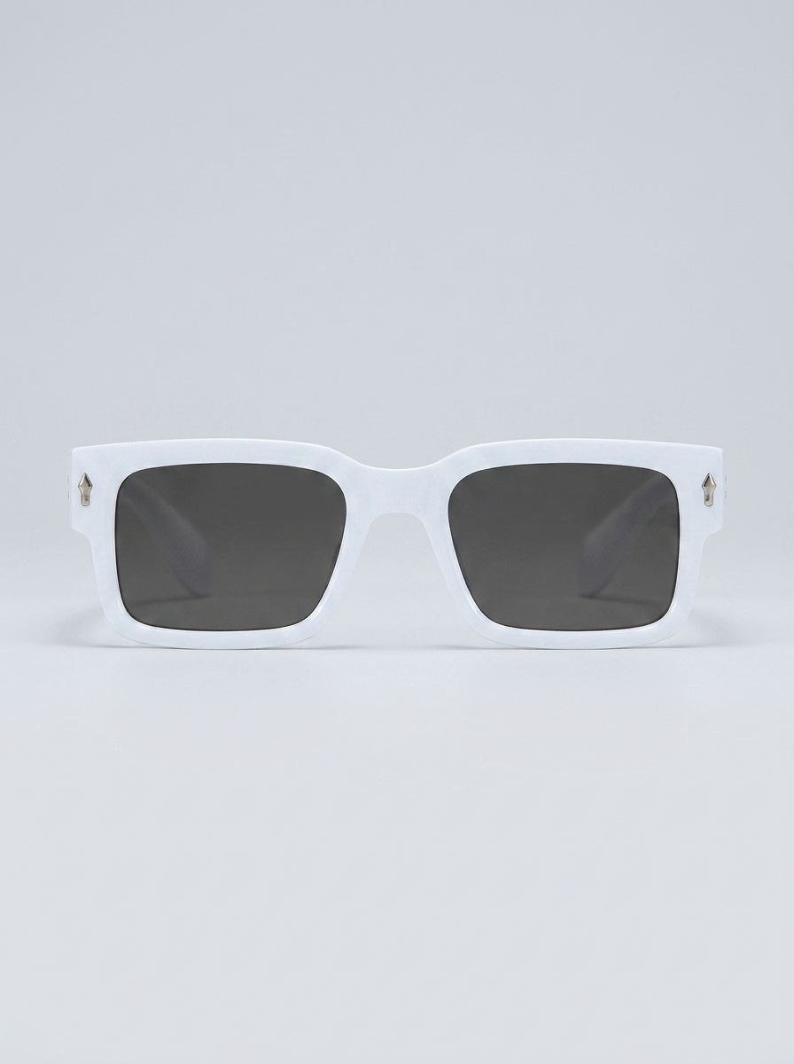 White Marceau Glasses