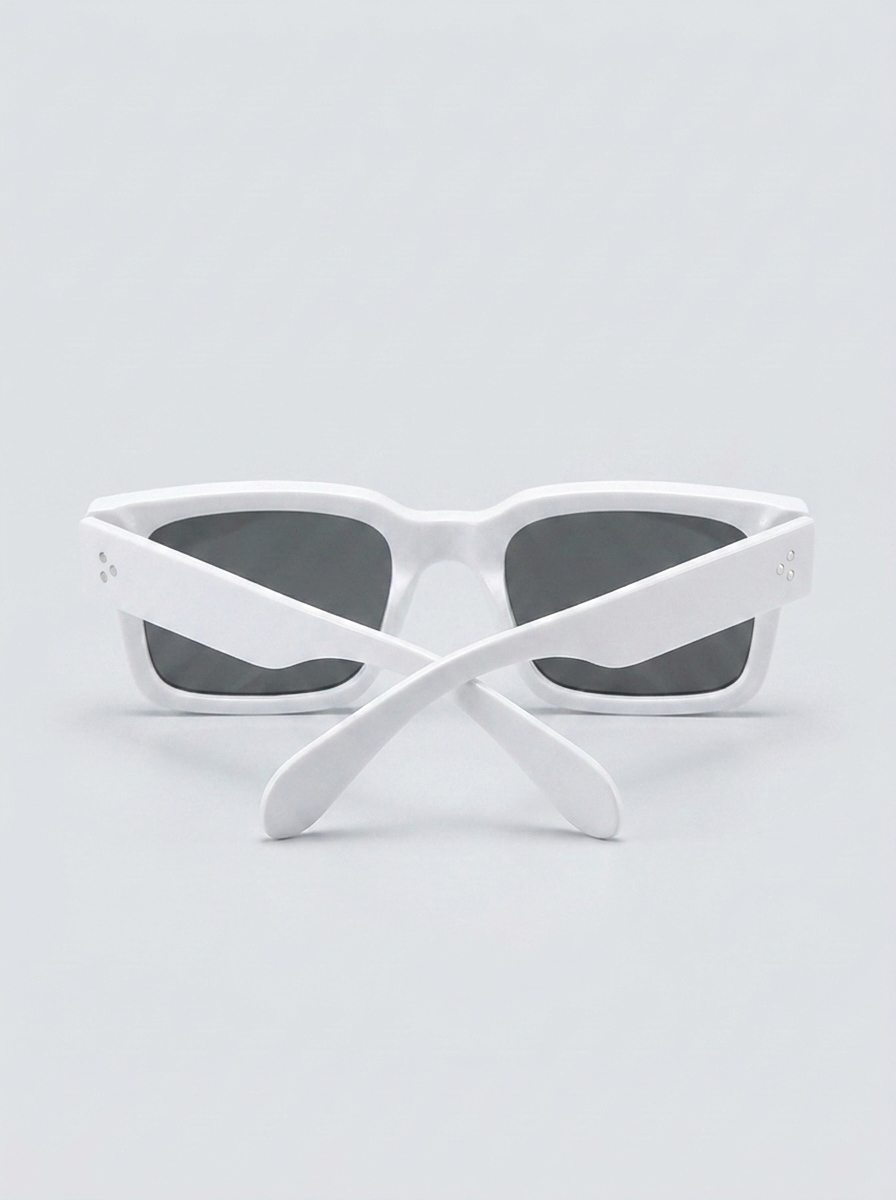 White Marceau Glasses