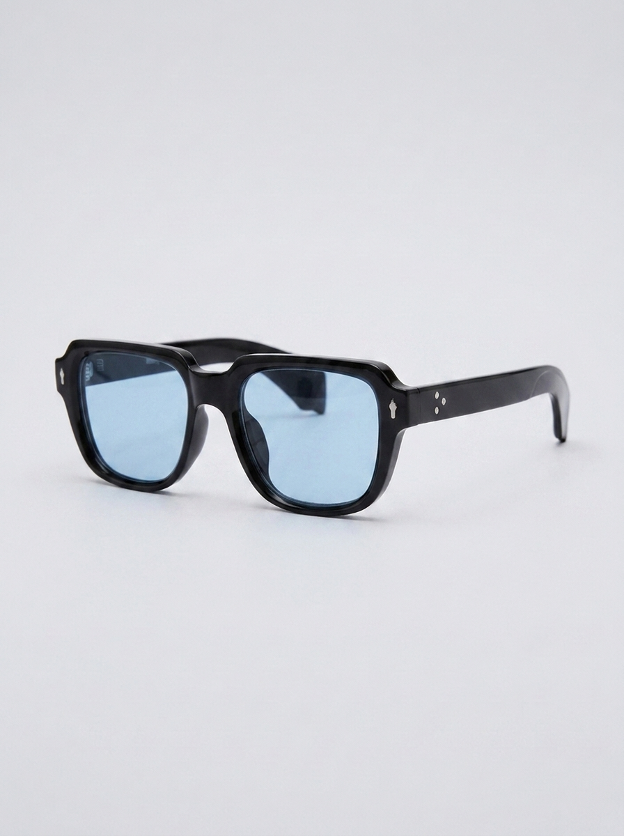 Black & Azure Odéon Glasses
