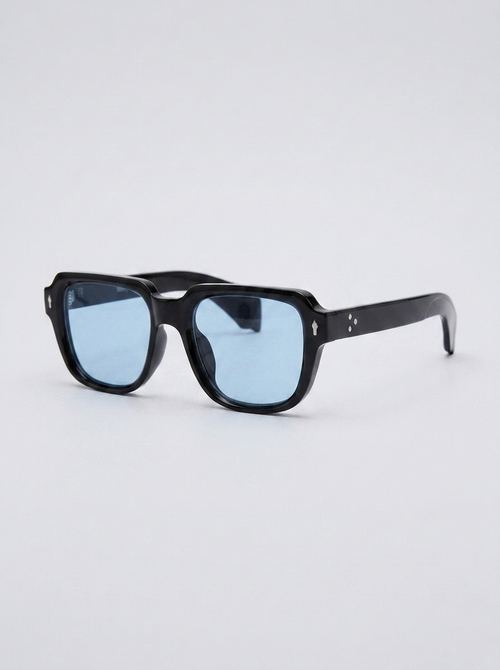 Black & Azure Odéon Glasses