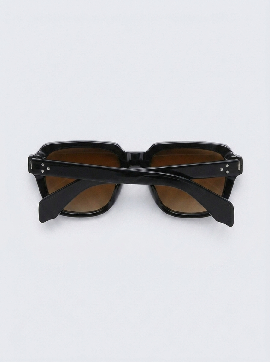 Black & Cognac Odéon Glasses